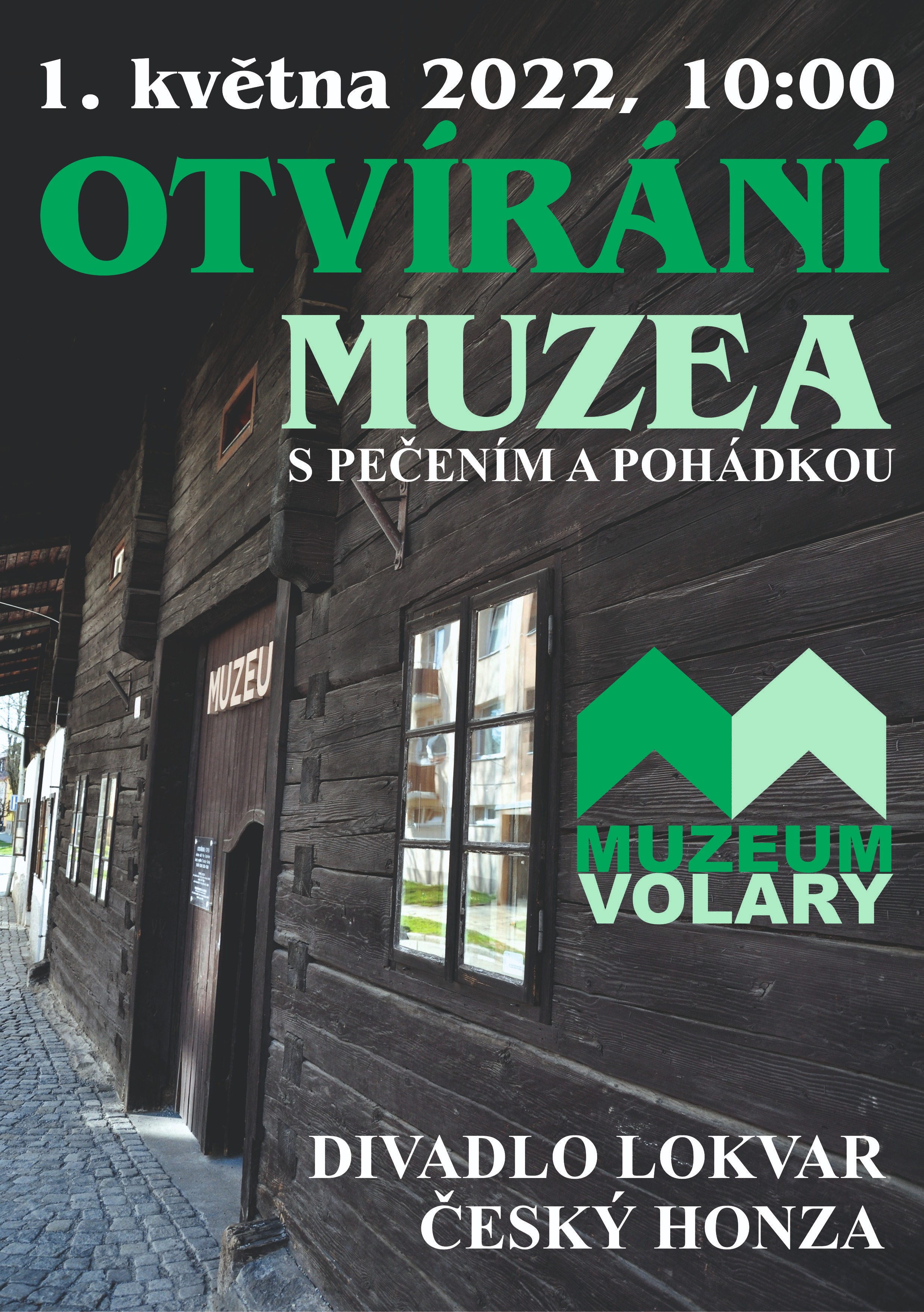 Otvírání muzea s pečením a pohádkou