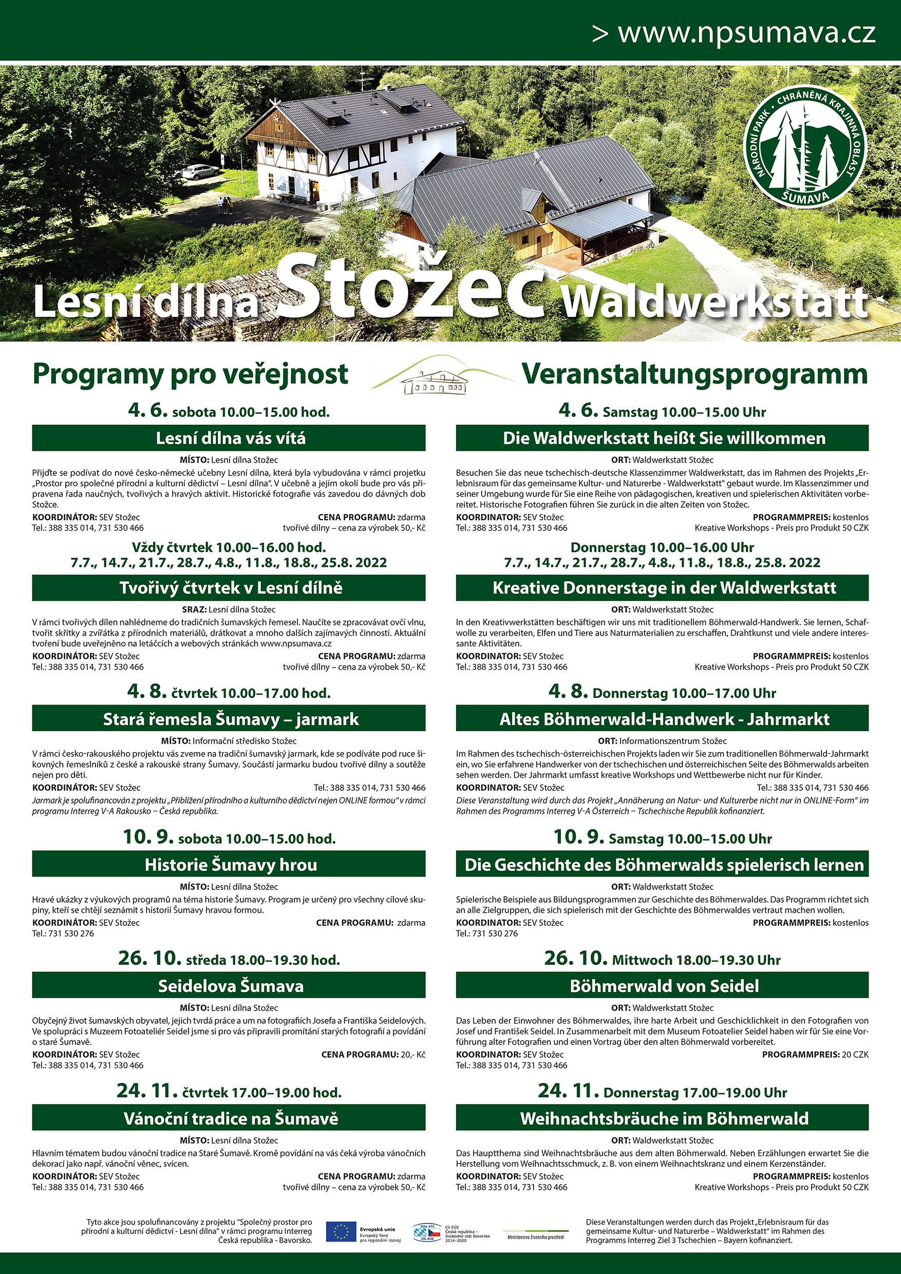 Lesní dílna Stožec Waldwerkstatt