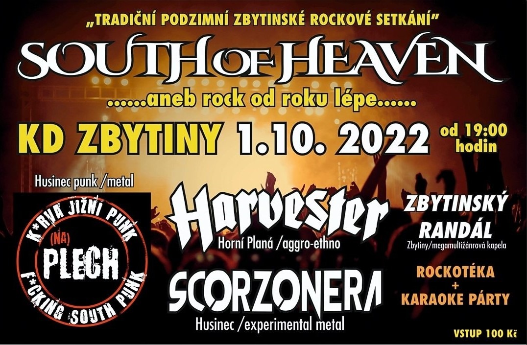 SOUTH OD HEAVEN .....aneb rock od roku lépe....