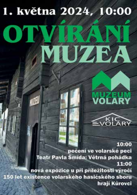 Otvírání muzea s pečením a pohádkou