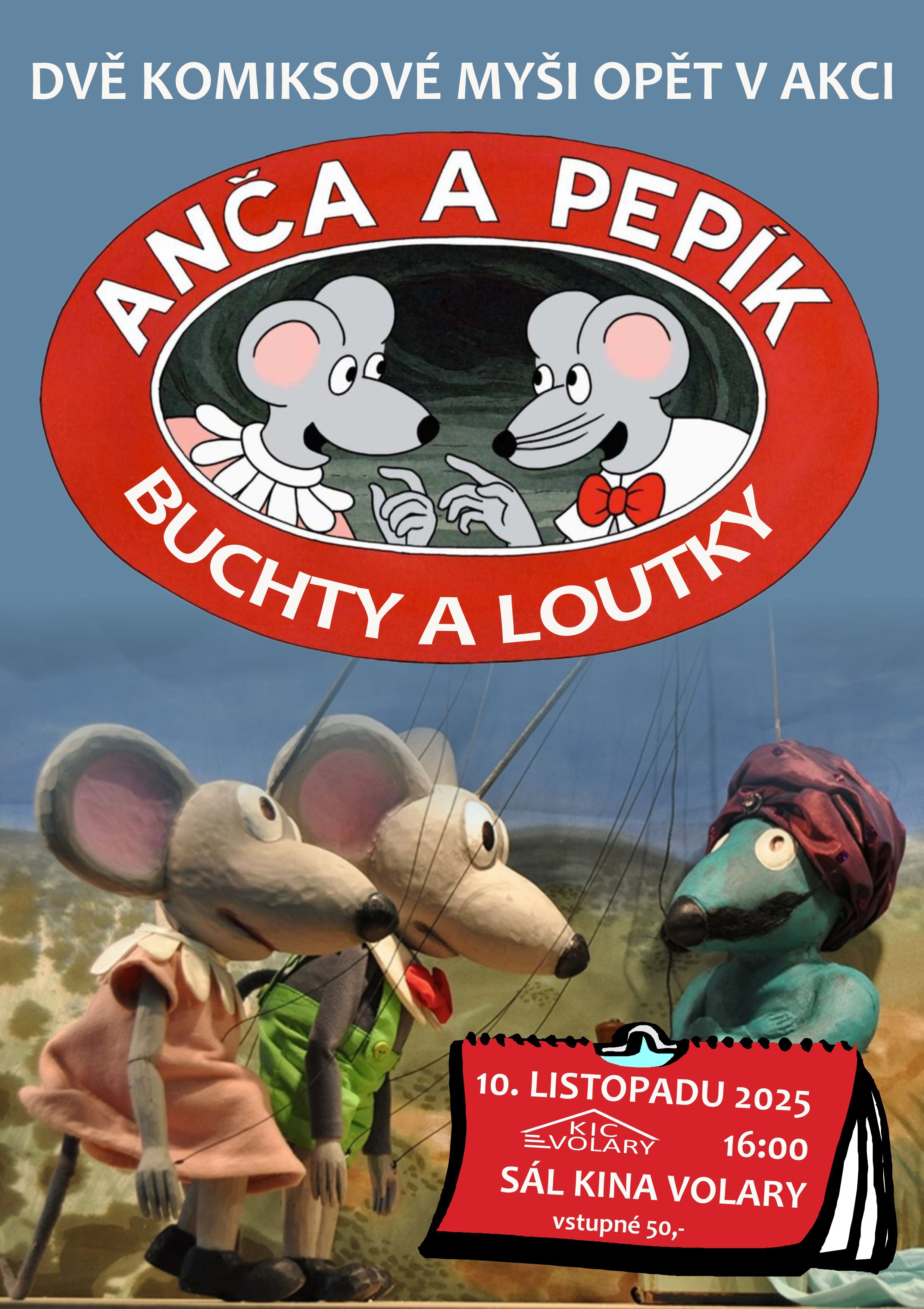 Anča a Pepík - buchty a loutky