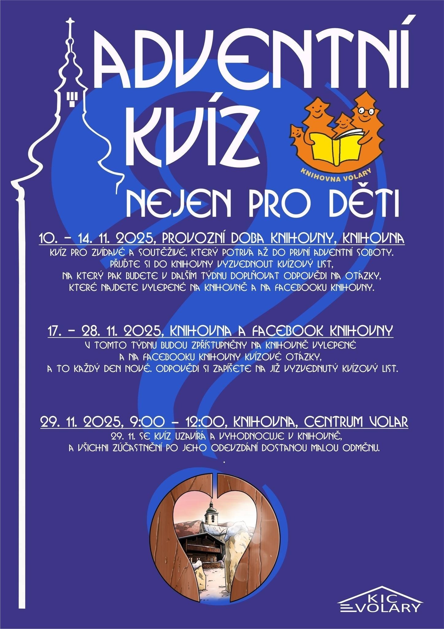 Knihovna: Adventní kvíz nejen pro děti