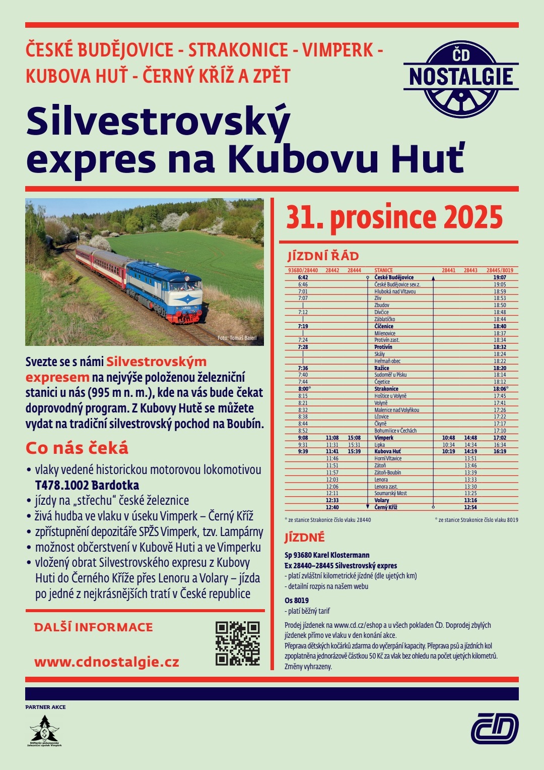 Silvestrovský expres na Kubovu Huť