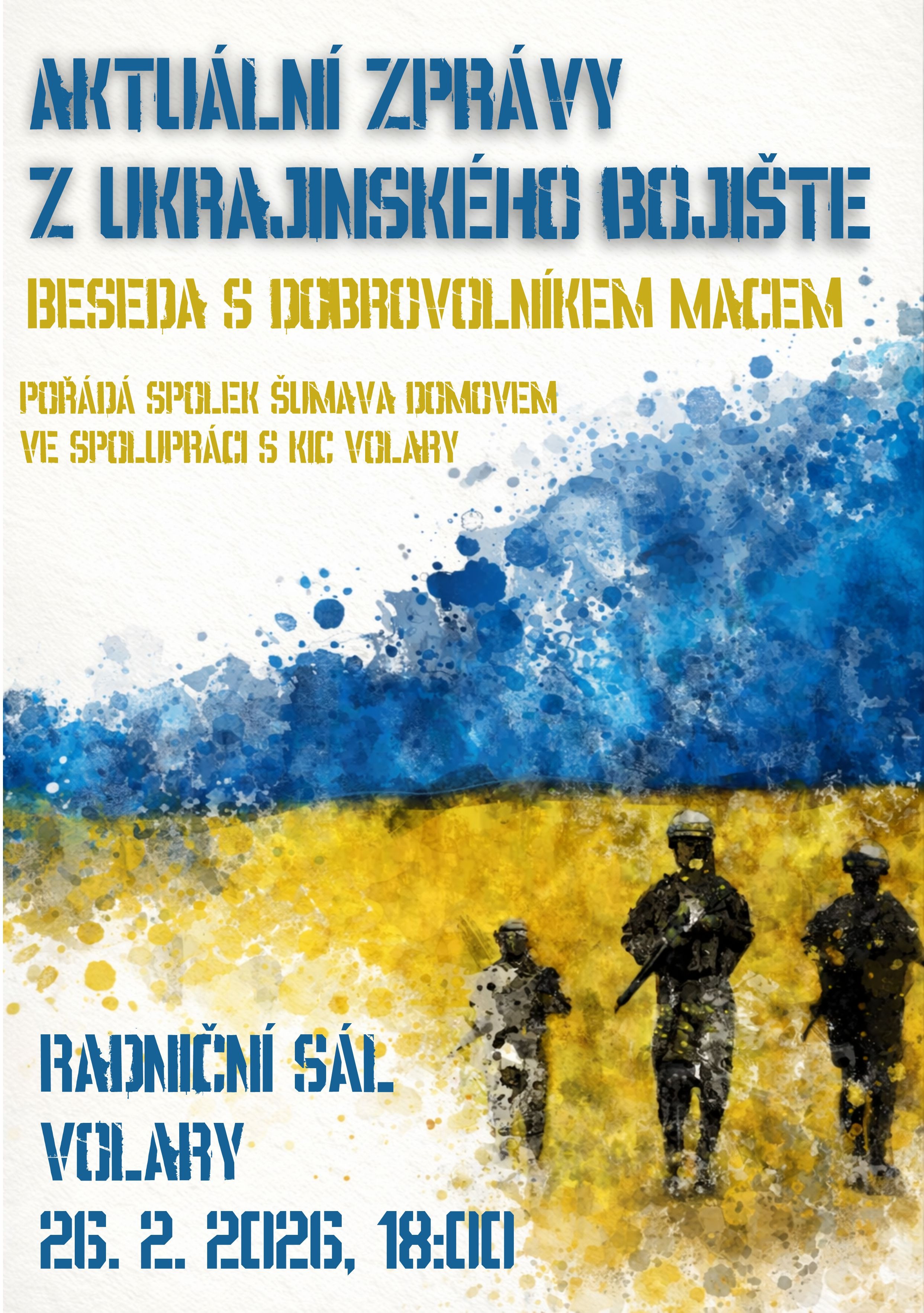 Beseda s dobrovolníkem Macem