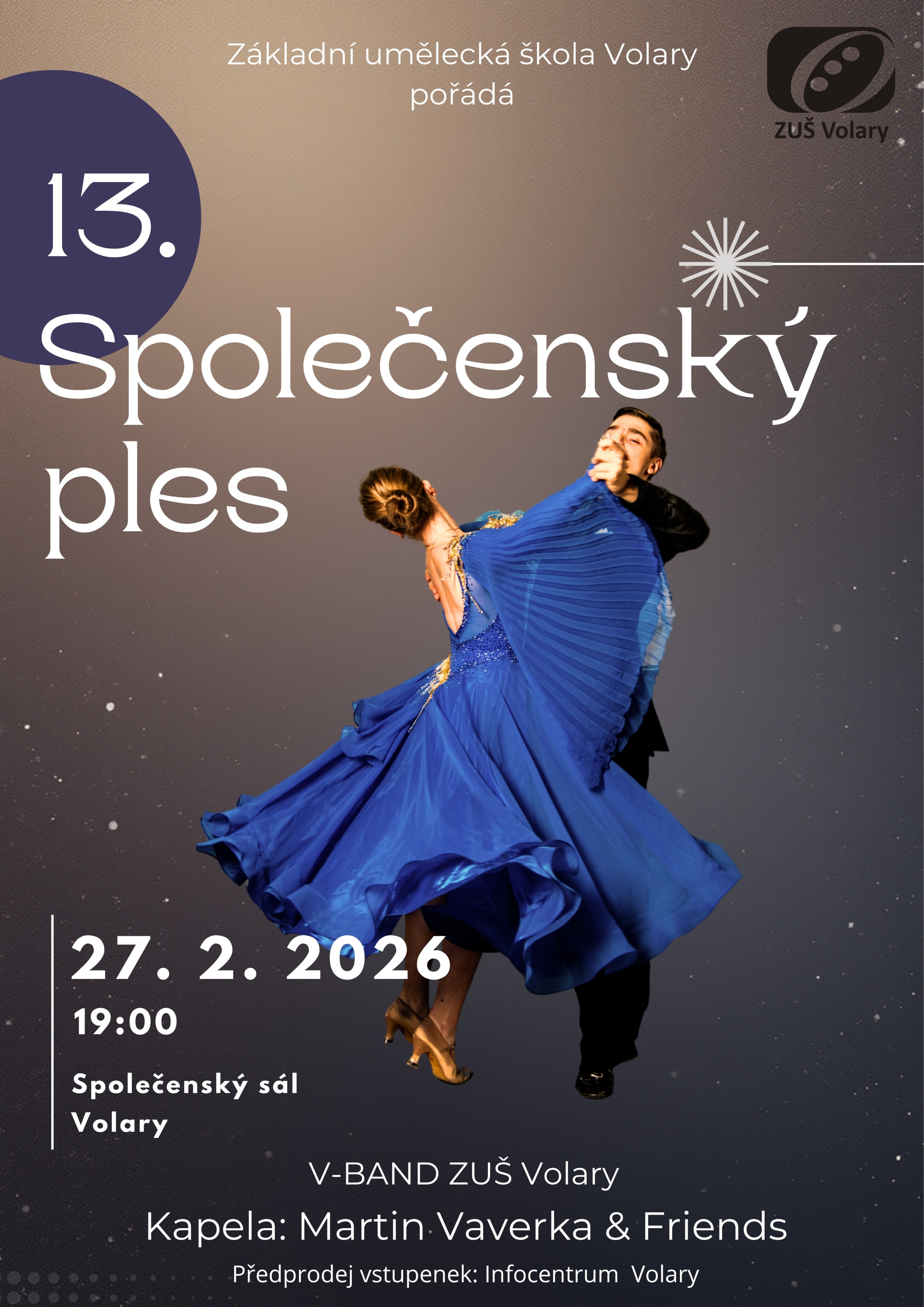 13. Společenský ples ZUŠ