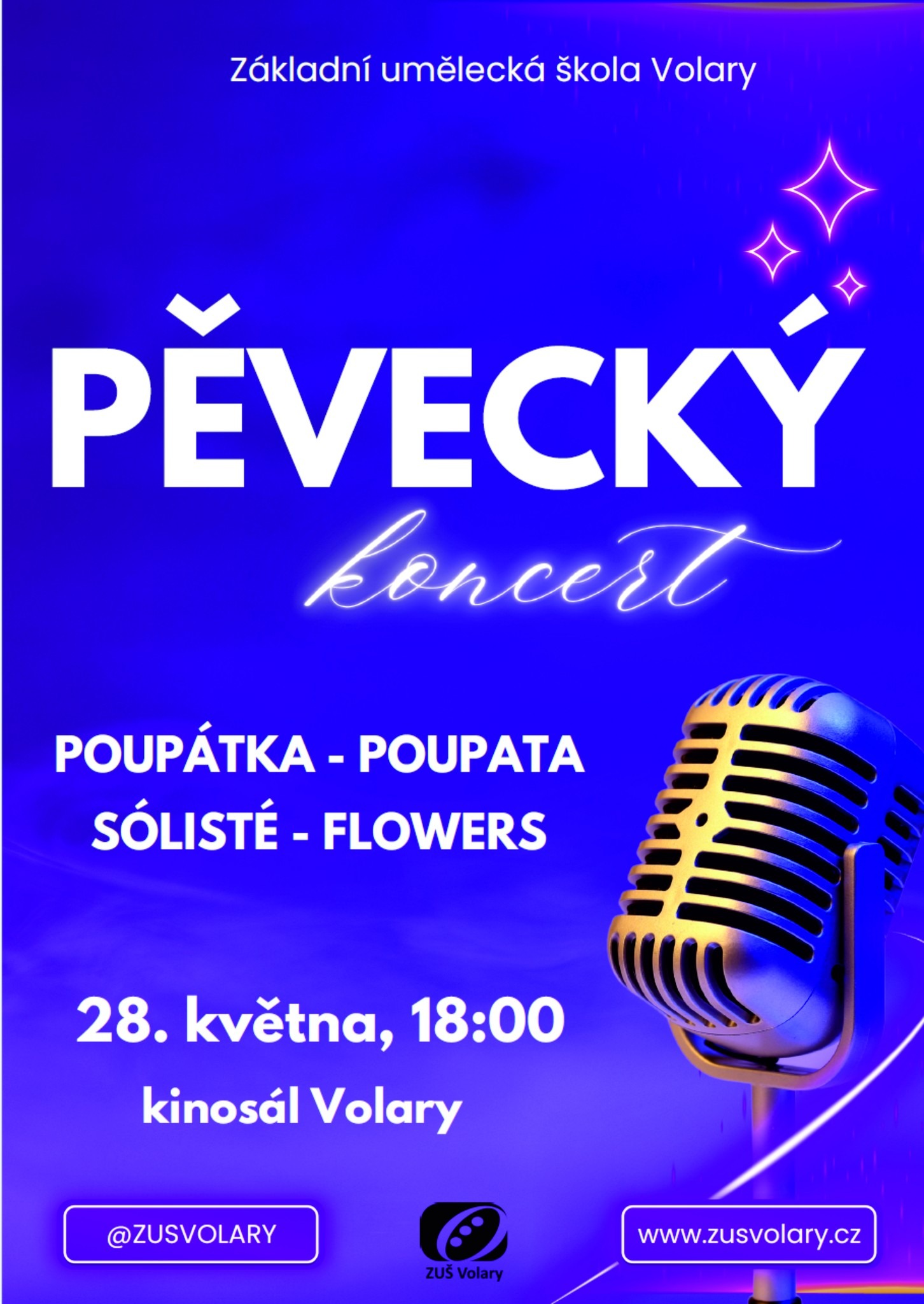 Pěvecký koncert ZUŠ