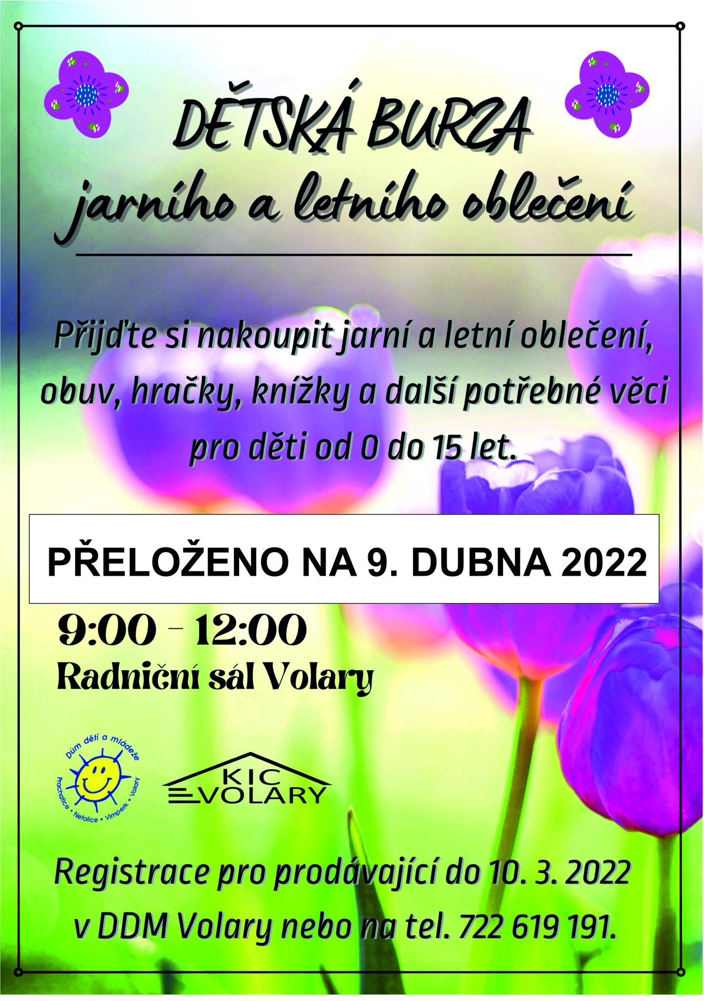 Dětská burza jarního a letního oblečení
