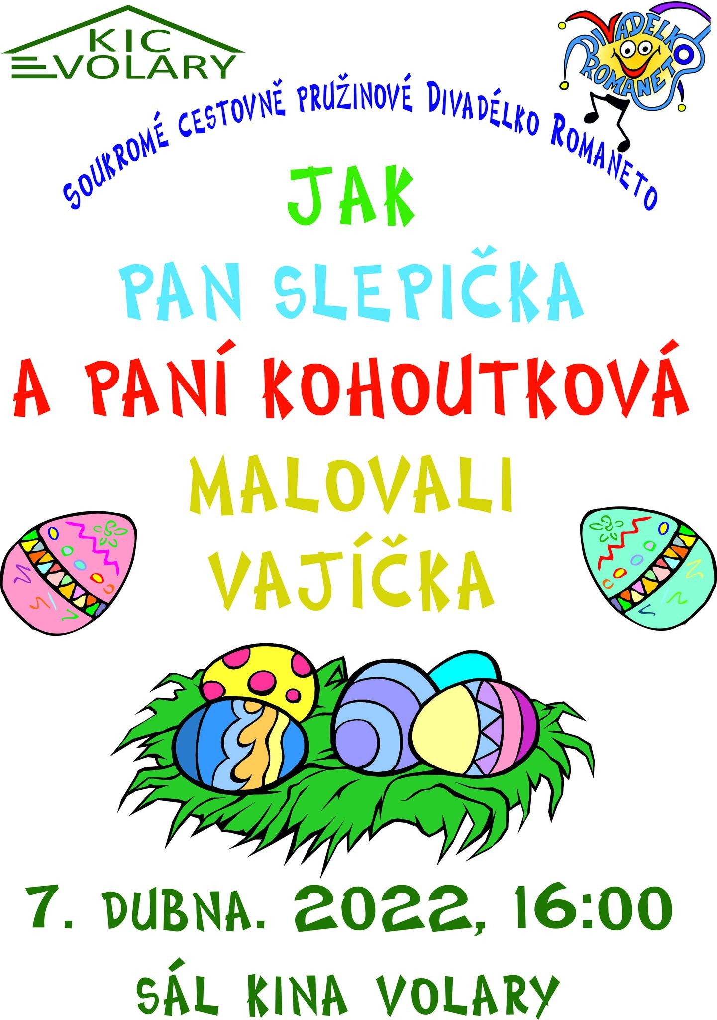 Jak pan Slepička a paní Kohoutková malovali vajíčka