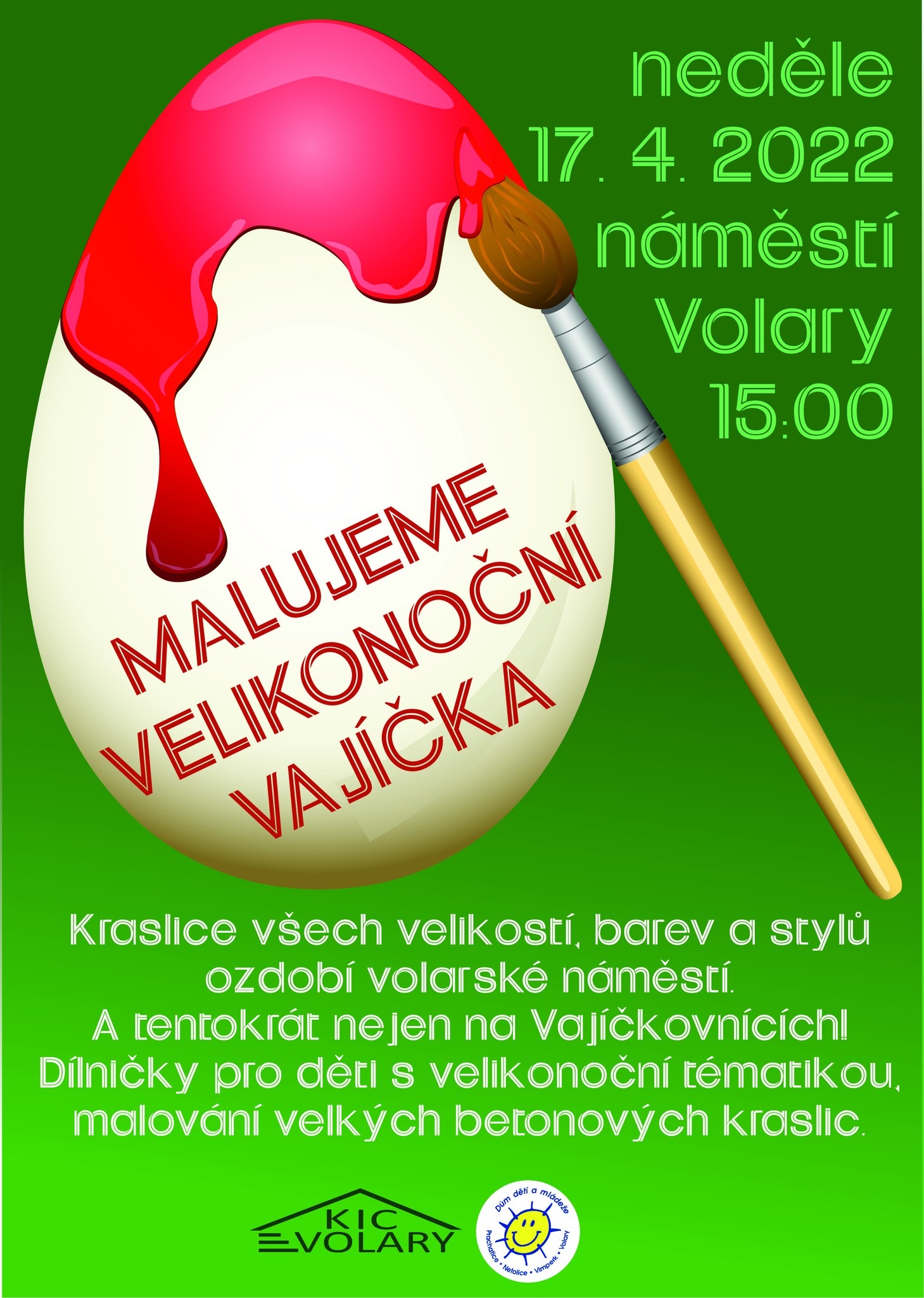 Malujeme velikonoční vajíčka